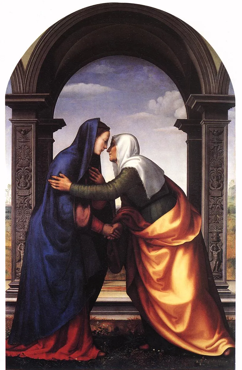 The Visitation by Albertinelli