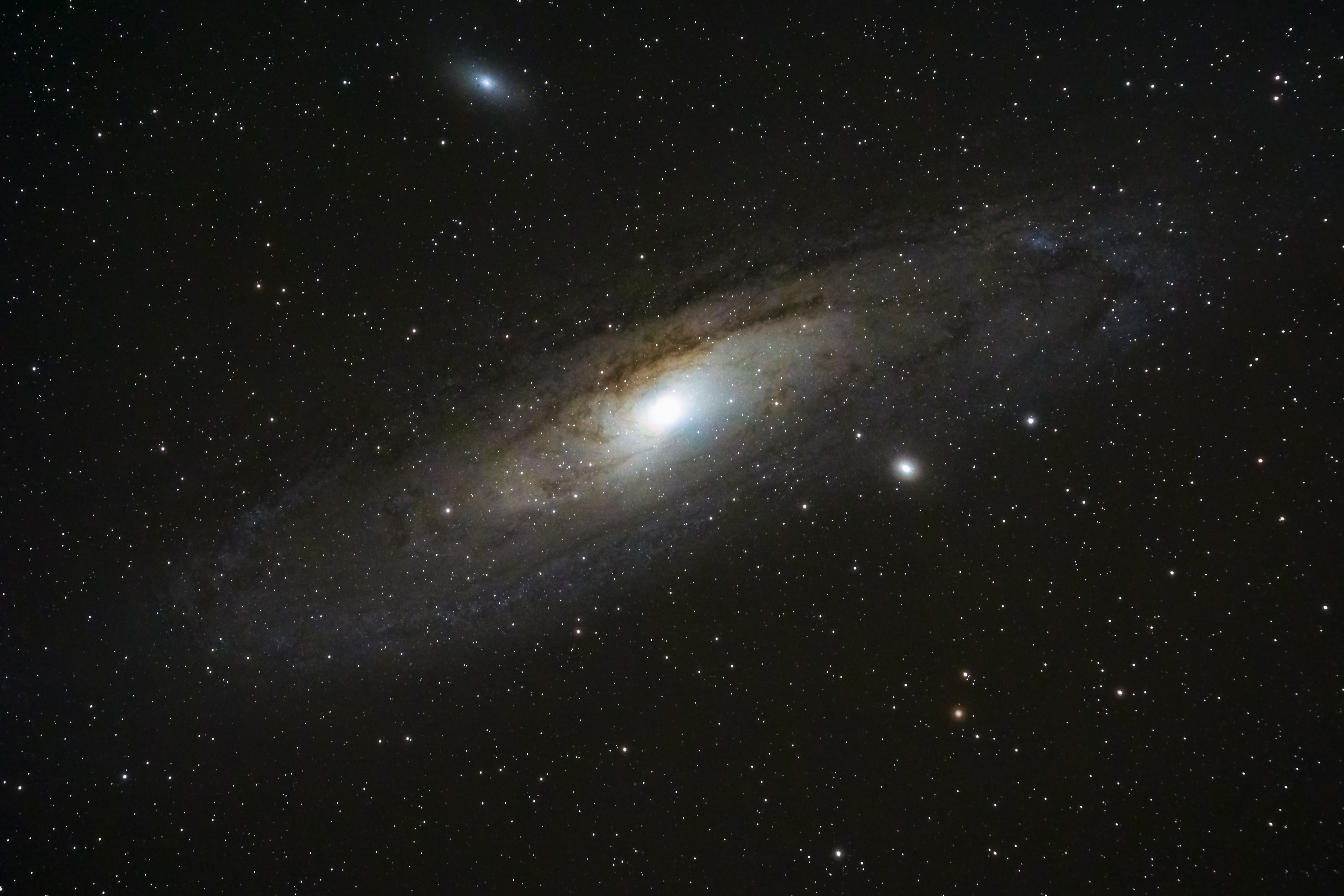 Angelic figure in a cosmic sky